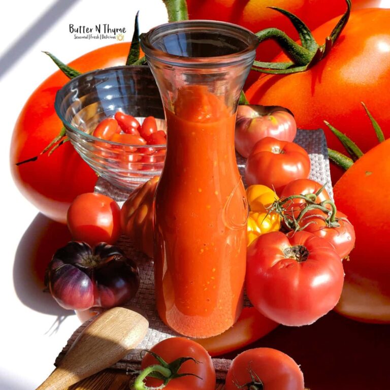 Homemade Tomato Sauce Recipe - Butter N Thyme