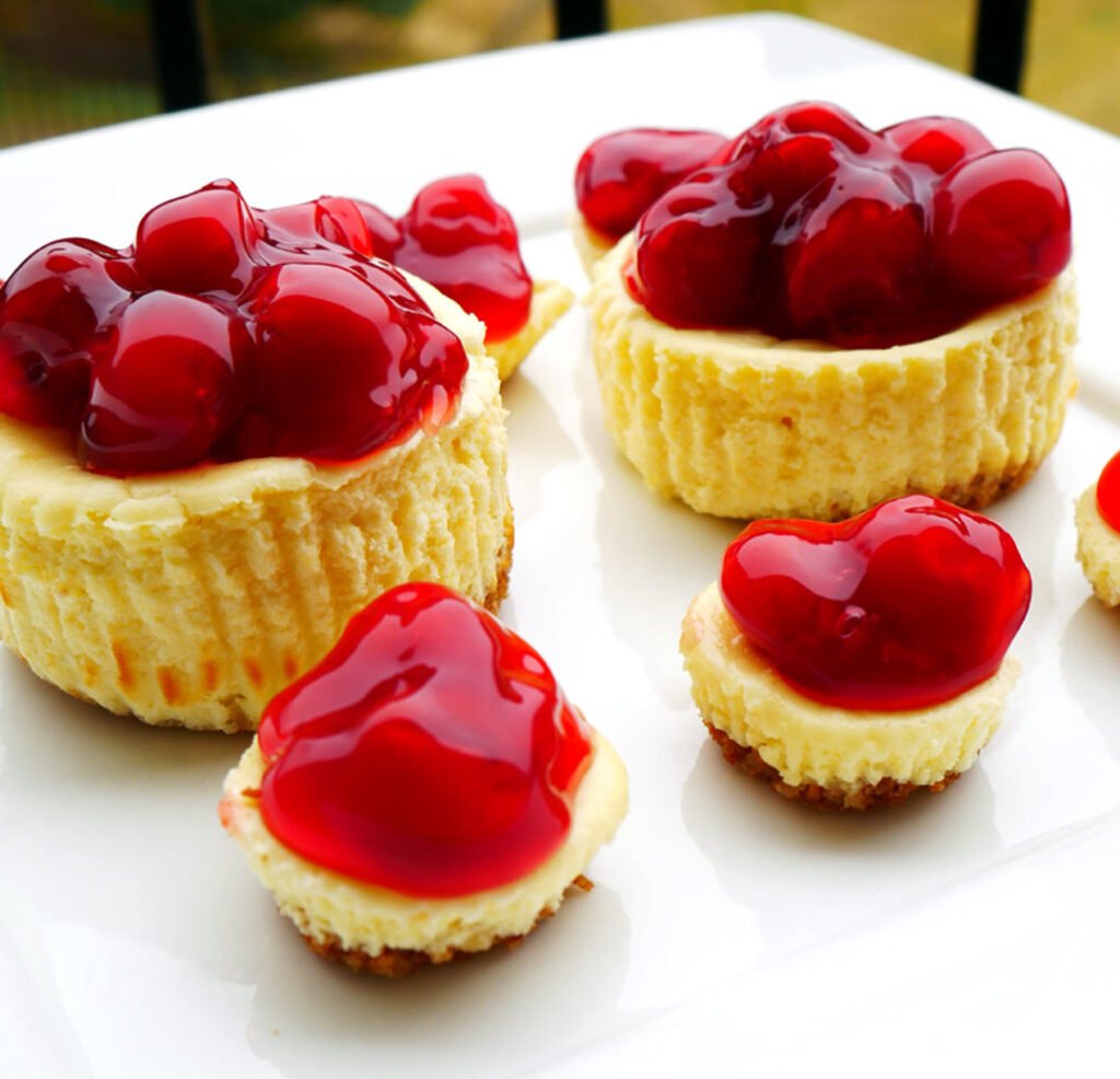 Mini Cherry Cheesecakes Grandma's Holiday Recipe Butter N Thyme