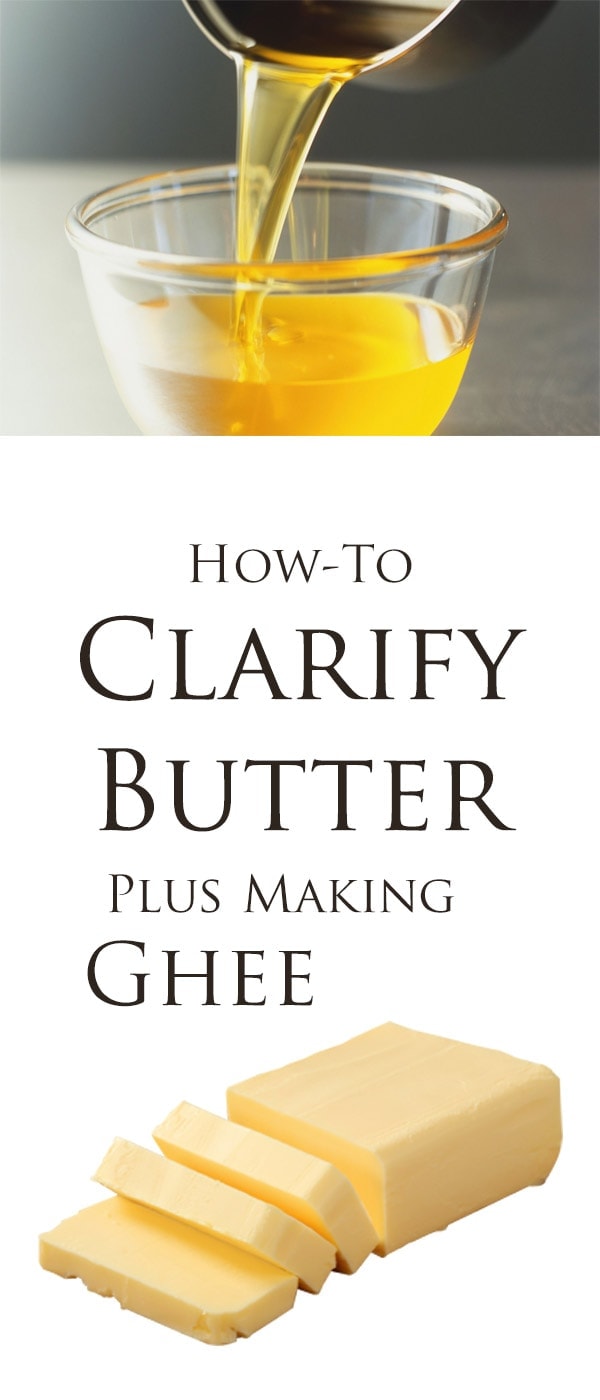 How To Clarify Butter Making Ghee Butter N Thyme