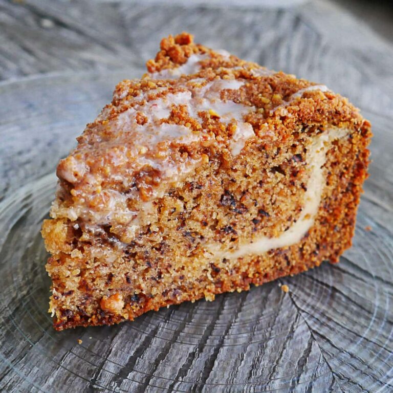 Banana Bread Coffee Cake w/ Cream Cheese Stuffing Butter N Thyme