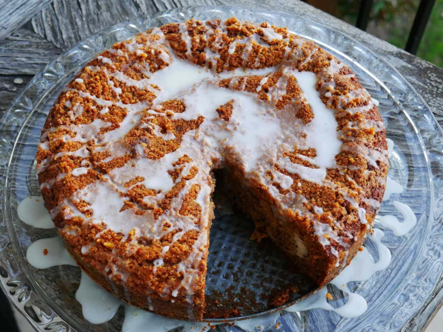 Banana Bread Coffee Cake w/ Cream Cheese Stuffing Butter N Thyme