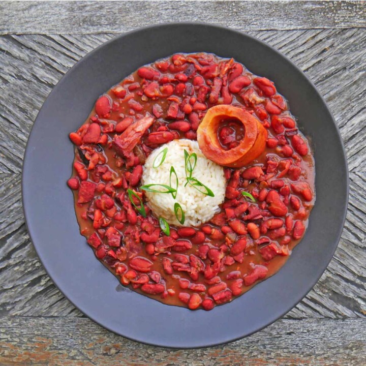 Authentic Southern Red Beans and Rice with Ham Hocks Butter N Thyme