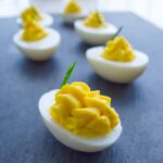 Macadamia Nut Butter & Parmesan Deviled Eggs