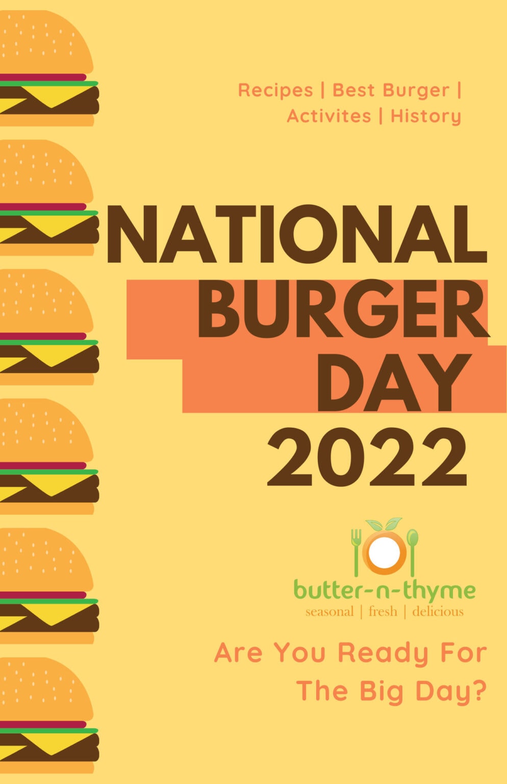 National Burger Day 2022 The Perfect Burger Butter N Thyme