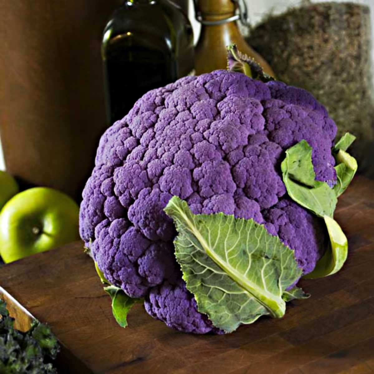 Violet Queen Cauliflower.