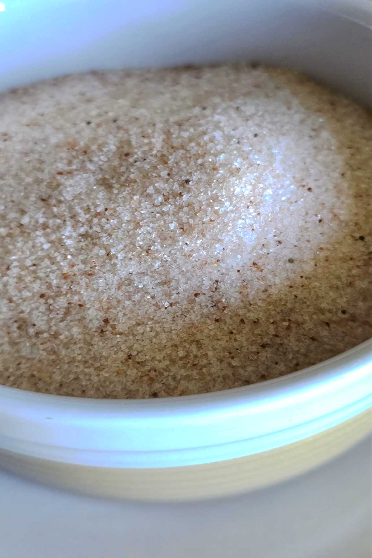 Redmond Real Salt in white bowl.