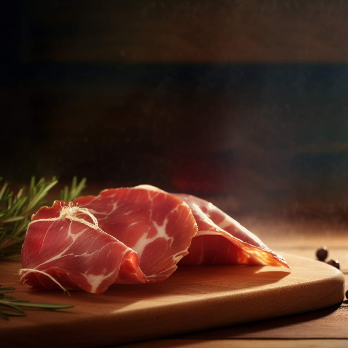 Serrano Ham one of the most expensive hams in the world. Just the right about of fat to protein. 