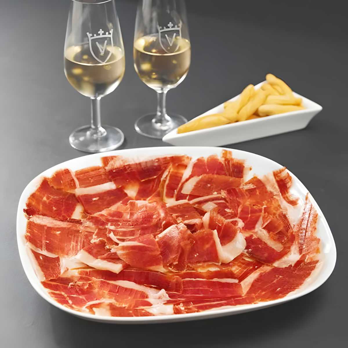 Mangalica Ham Sliced.